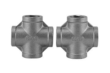 4 Way Steel Pipe Cross SS Socket Weld Fittings