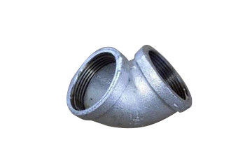 Black Union Elbow Malleable Iron Pipe Fittings