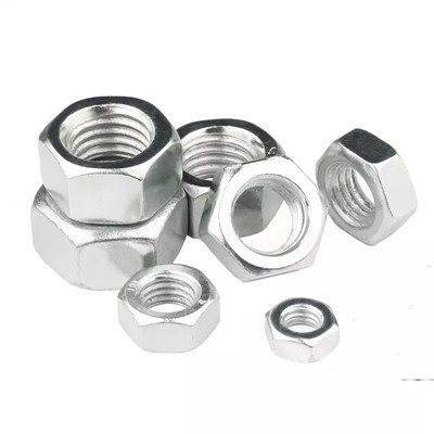 DIN934 SS304 316 Industrial Steel Pipe Fittings Galvanized SS Hex Nuts