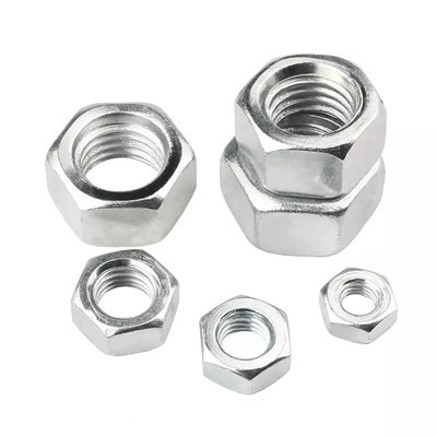DIN934 SS304 316 Industrial Steel Pipe Fittings Galvanized SS Hex Nuts
