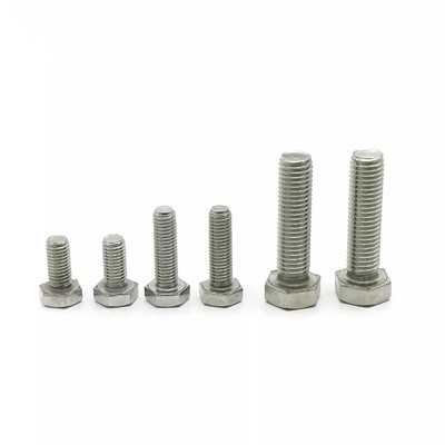 High Strength And Tensile Industrial Steel Pipe Fittings ASTM A307 Bolt HDG Zinc Plated