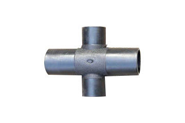 Micro Sprinkler Irrigation Steel Clamp ISO9001 Hdpe Cross