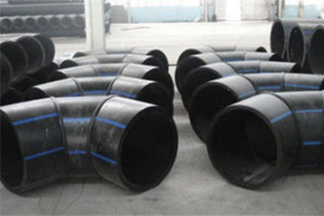 Oil And Natural Gas Butt Weld 90 ° Elbow HDPE Pipe Fittings