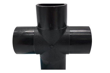 Micro sprinkler irrigation steel clamp socket cross HDPE pipe fittings
