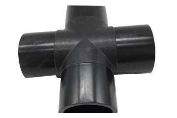 Micro sprinkler irrigation steel clamp socket cross HDPE pipe fittings