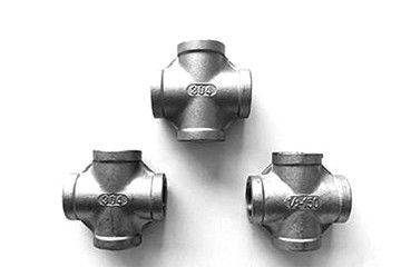 4 Way Steel Pipe Cross SS Socket Weld Fittings
