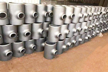 Tee pipe fittings butt welding reducing tee of stainelss steel pipe fittings