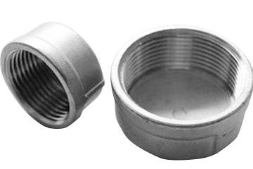 Full size 1.5 SS304L Stainless Steel Threaded Pipe Cap