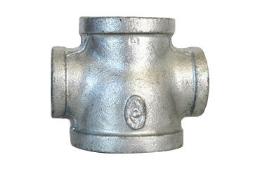 ISO9001 Cross Galvanized Malleable Iron Pipe Fittings