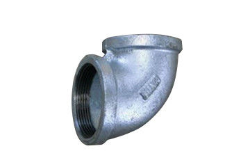 Black Union Elbow Malleable Iron Pipe Fittings