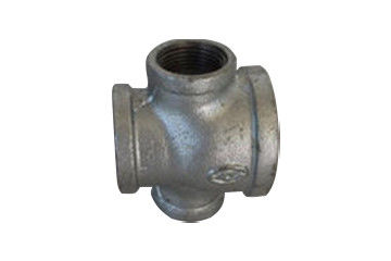 Cross Galvanised Malleable Iron Pipe Fittings