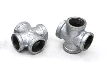 Galvanized Cross Black Malleable Cast Iron Pipe Fittings