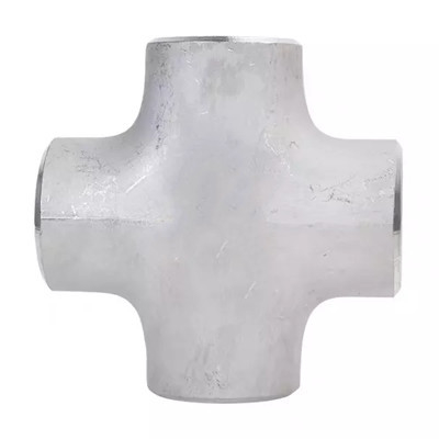 DIN 4 Inch Stainless Steel Pipe Fittings SS304 4 Way Welded Cross