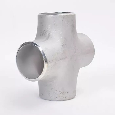 DIN 4 Inch Stainless Steel Pipe Fittings SS304 4 Way Welded Cross